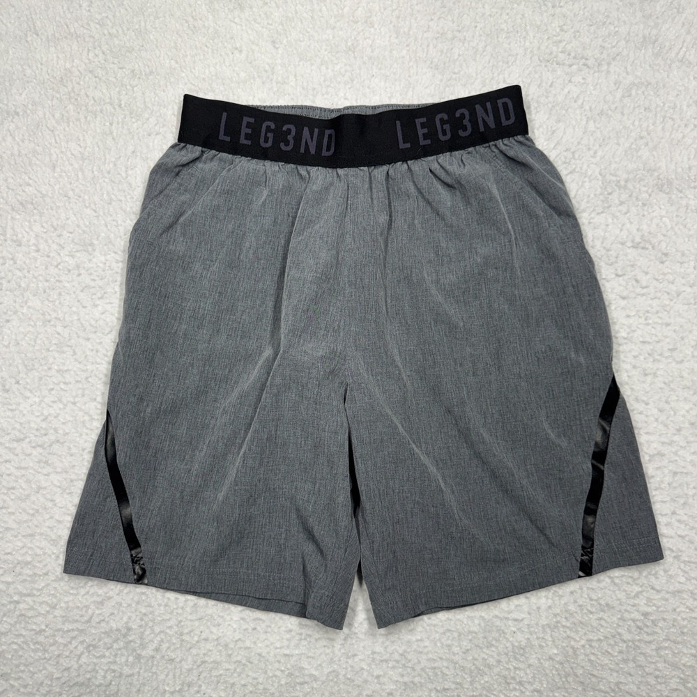 Legend Grey Athletic Gym Workout Shorts Men's Size Small‎